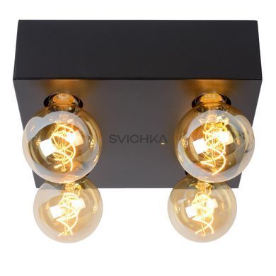Потолочный светильник Lucide SURTUS 4xE27 Black