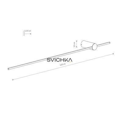 Настінний світильник Nowodvorski Saber L, 3000K, Black, Чорний, Чорний, Чорний, Чорний