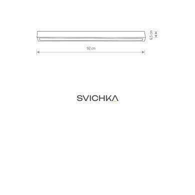 Світильник Nowodvorski STRAIGHT LED WHITE CEILING 90 PL, Білий, Білий