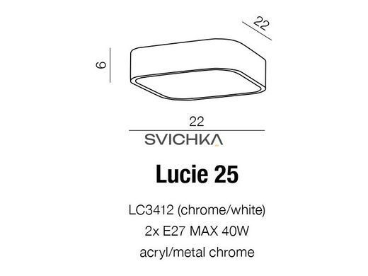 Потолочный светильник AZzardo LUCIE 22 AZ1308