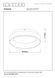 Потолочный светильник Lucide MIRAGE &Oslash; 45 cm LED Dim. 1x33W 2700K White, WHITE
