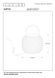 Настольная лампа Lucide SAFIYA &Oslash; 16,5 cm 1xE14 White, WHITE