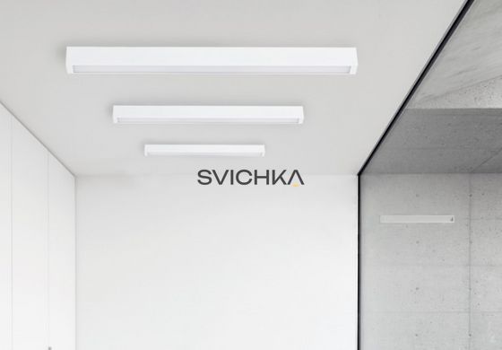Світильник Nowodvorski STRAIGHT LED WHITE CEILING 90 PL, Білий, Білий
