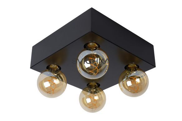 Потолочный светильник Lucide SURTUS 4xE27 Black