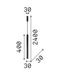 Ideal Lux ULTRATHIN SP1 SMALL Хромовый 187662