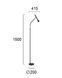 Торшер Viokef Melody Black