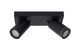 Потолочный точечный светильник для ванной Lucide TAYLOR LED Dim to warm GU10 2x5W 2200K/3000K IP44 Black, BLACK