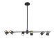 Люстра Maxlight PUMA 6L, Black/Gold