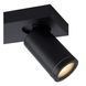 Потолочный точечный светильник для ванной Lucide TAYLOR LED Dim to warm GU10 2x5W 2200K/3000K IP44 Black, BLACK