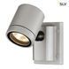Вуличний світильник SLV NEW MYRA WALL 233104, сірий, Сірий, Сріблястий, Сріблястий