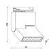 Светильник трековый однофазный KLOODI KD-STL0612 3K WH, Белый
