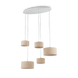 Подвесной светильник Ideal Lux EKOS SP5 ROUND Canvas 110868