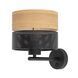 Бра TK-Lighting NICOL, Black/Beige, Чорний, бежевий, Чорний, Бежевий, Чорний