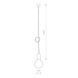 Подвесной светильник Nowodvorski CABLE BLACK/COPPER 9747, Медный, Черный