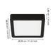 Светильник потолочный EGLO 99271 FUEVA 5, 20W, IP44, 3000K, Black