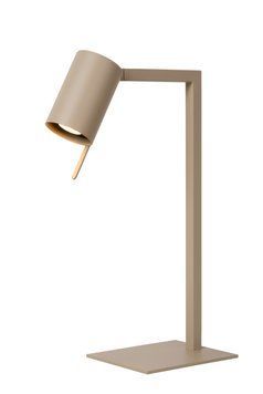 Настільна лампа Lucide LESLEY 1xGU10 Taupe, Taupe, Сіро-Коричневий, Бежево-коричневий, Бежево-коричневий