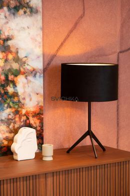 Настільна лампа Lucide TONDO &Oslash; 30 cm 1xE27 Black, BLACK