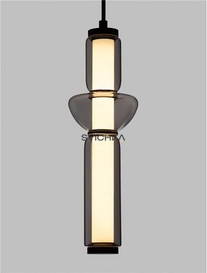 Підвісний світильник Nova luce 9009180 ULON, Black/Clear