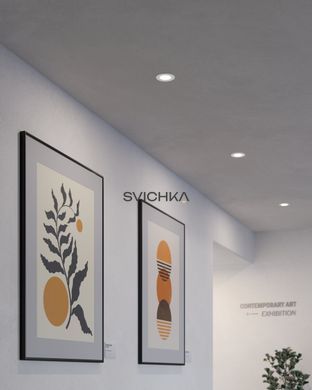 Врезной точечный светильник EGLO FUEVA 5, 6W, dim, 3000К, White