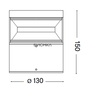 Уличный столбик Ideal Lux Boeing pt h015