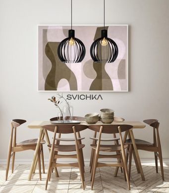 Підвісний світильник Lucide MIKAELA 2xE27 Black, BLACK