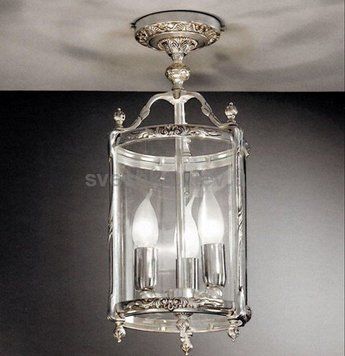 Потолочная люстра Nervilamp PL 02/3 ANTIQUE SILVER