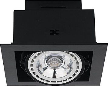 Вбудований світильник Nowodvorski 9571 DOWNLIGHT ES111, Чорний, Чорний