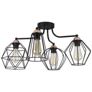 Люстра TK Lighting 1645 Galaxy - 1645, Чорний, Мідний, Чорний