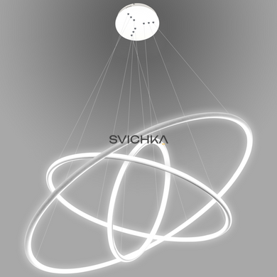 Люстра Circles LED SVK-SP806040-3K-WH, Білий, Білий, Білий