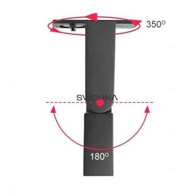 Світильник трековий однофазний KLOODI KD-STL0612 3K BK, Чорний