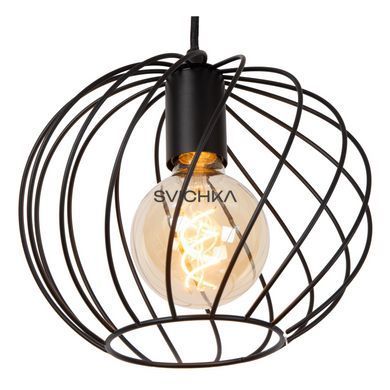 Подвесной светильник Lucide DANZA &Oslash; 25 cm 1xE27 Black