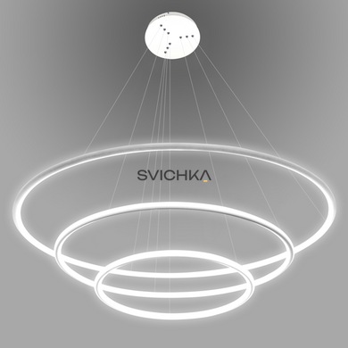 Люстра Circles LED SVK-SP806040-3K-WH, Білий, Білий, Білий