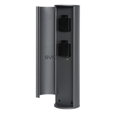 Стовпчик з розетками Lucide POWERPOINT, Anthracite