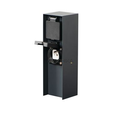 Стовпчик з розетками Kanlux DASTO Black
