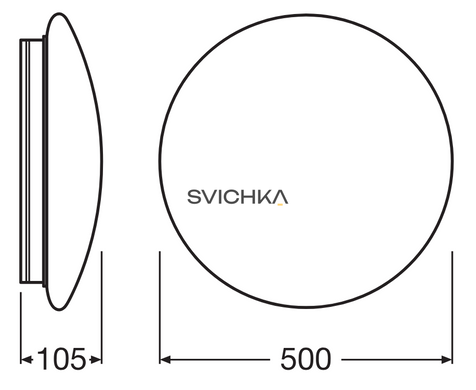 Настінно-стельовий світильник Ledvance SF Circular LED 500 42W/4000K, White