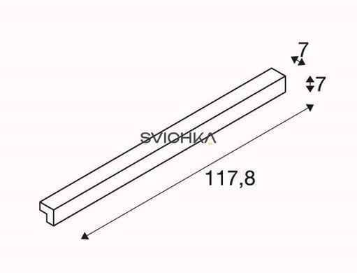Настінно-стельовий світильник SLV L-LINE 120 LED, 3000К, grey, сірий, Сірий, Сірий, Сірий