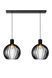 Підвісний світильник Lucide MIKAELA 2xE27 Black, BLACK