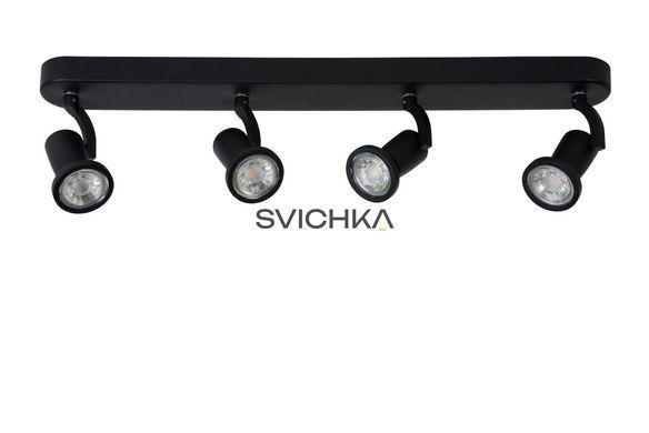 Потолочный точечный светильник Lucide JASTER LED LED GU10 4x5W 2700K Black