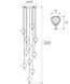 Підвісний світильник Maxlight Palloncini 11, Multicolor