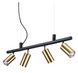 Підвісний світильник Ideal Lux 244624 Dynamite sp4, Black/Brass