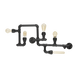Ideal Lux PLUMBER PL5 Чёрный 136707