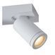 Потолочный точечный светильник для ванной Lucide TAYLOR LED Dim to warm GU10 2x5W 2200K/3000K IP44 White, WHITE