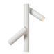 Аккумуляторная напольная лампа для чтения Lucide ANTRIM Battery pack/batteries LED Dim. 2x2,2W 2700K IP54, WHITE, Белый, Белый, Белый