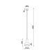 Светильник подвесной KLOODI DECO PE-LORA148 GU10 WH, Белый