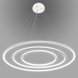 Люстра Circles LED SVK-SP806040-3K-WH, Білий, Білий, Білий
