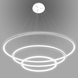 Люстра Circles LED SVK-SP806040-3K-WH, Білий, Білий, Білий