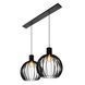 Підвісний світильник Lucide MIKAELA 2xE27 Black, BLACK