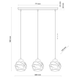 Подвесной светильник TK-Lighting ZULIA 3, Black
