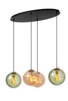 Підвісний світильник Lucide MONSARAZ 4xE27 Green, Green
