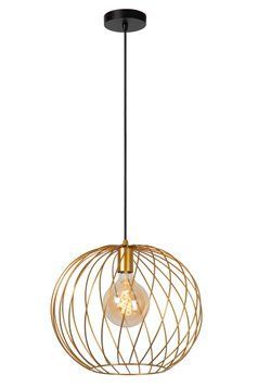 Підвісний світильник Lucide DANZA &Oslash; 40 cm 1xE27 Matt Gold / Brass, Matt Gold / Brass